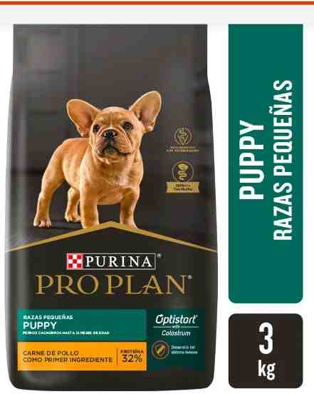 PRO PLAN PUPPY RAZA PEQUEÑA  X 3 KG 